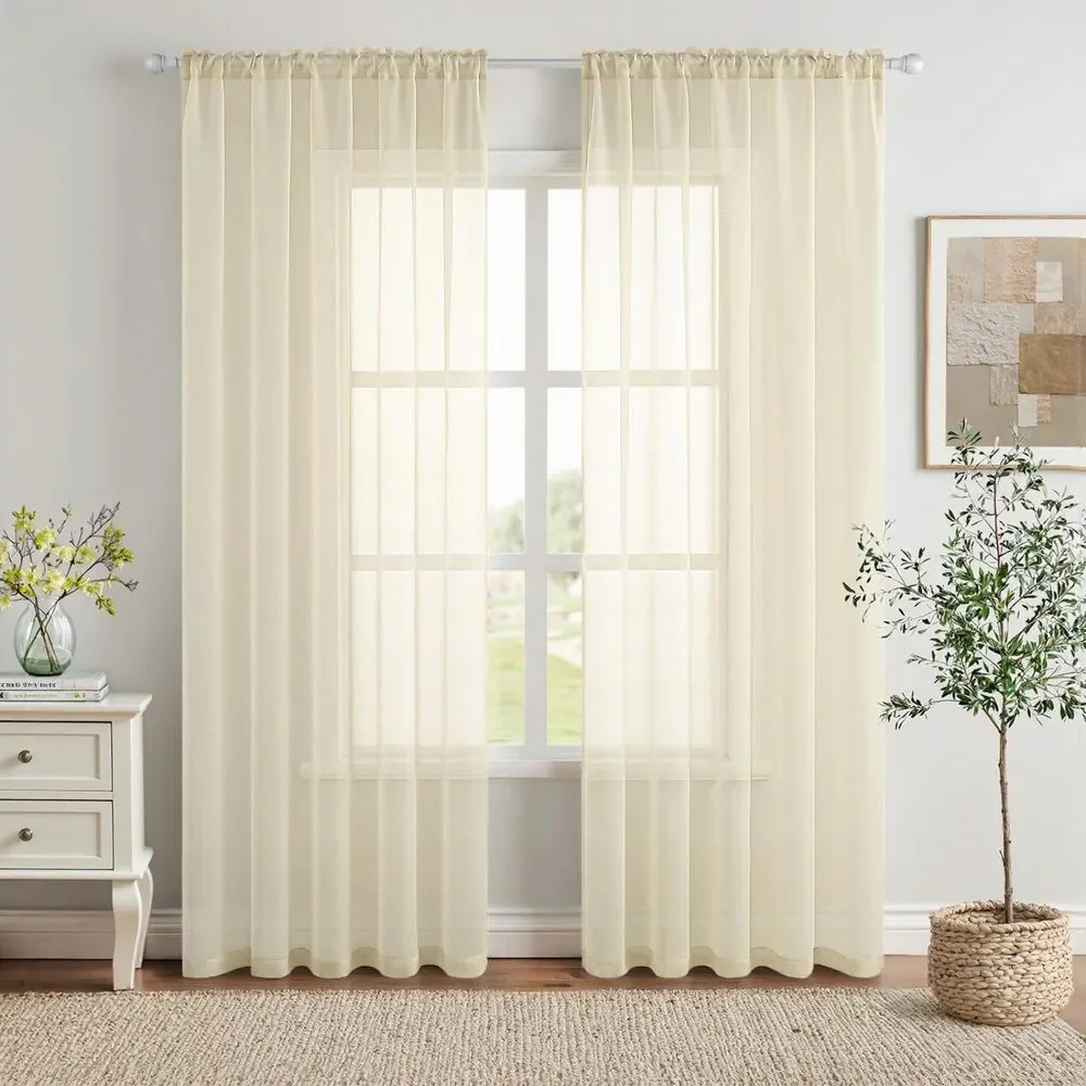 Set of 2 Curtain Panels, 54X108